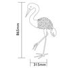 Luxform Tuindecoratie LED-lamp solar Stork meerkleurig 30112