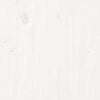 vidaXL Wandtafel 110x40x75 cm massief grenenhout wit