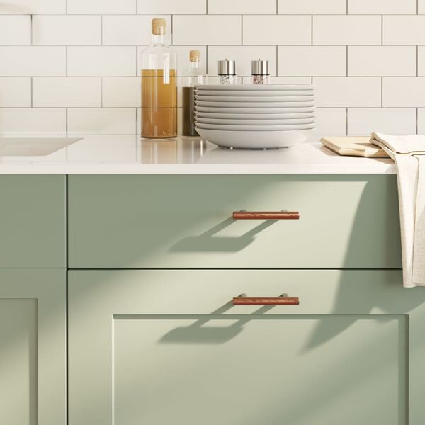 vidaXL Handvatten 20 st 64 mm roestvrij staal bronskleurig