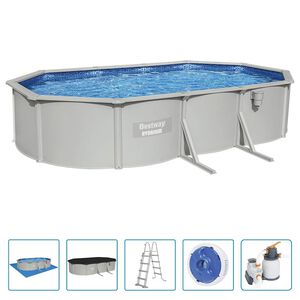 Bestway Framezwembad Hydrium bovengronds ovaal 610x360x120 cm