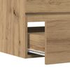 vidaXL Badkamerwandkast 80x38,5x45 cm bewerkt hout artisanaal eiken