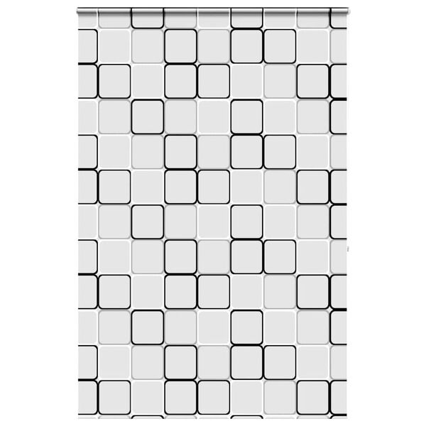 vidaXL Doucherolgordijn met cassette 150x240 cm stofbreedte 146 cm
