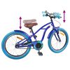 vidaXL Kinderfiets 18 Inch voor 5-7 jaar Donkerblauw
