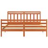 vidaXL Bedframe met hoofdeinde Wasbruin 180 x 200 cm