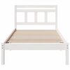 vidaXL Bedframe Wit 100 x 200 cm Massief grenenhout