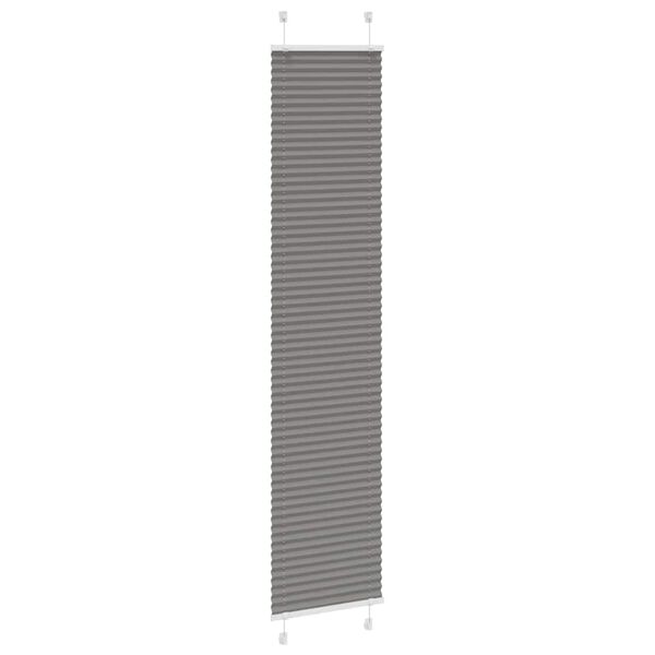 vidaXL Pliss&eacute; rolgordijn 45x200 cm stofbreedte 44,4 cm antraciet
