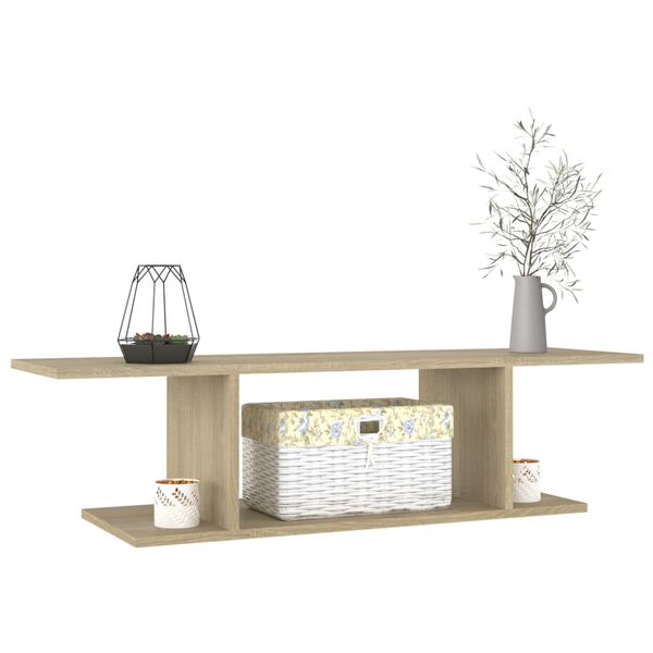 vidaXL Tv-wandmeubel 103x30x26,5 cm sonoma eikenkleurig