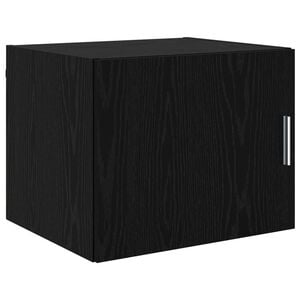 vidaXL Wandkast Zwart eiken 50 x 42.5 x 40 cm Bewerkt hout