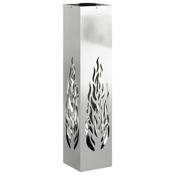 vidaXL Solar LED Pad Licht 2 pcs Zilver Gegalvaniseerd staal