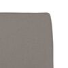 vidaXL Loungestoel 52x75x76 cm stof taupe