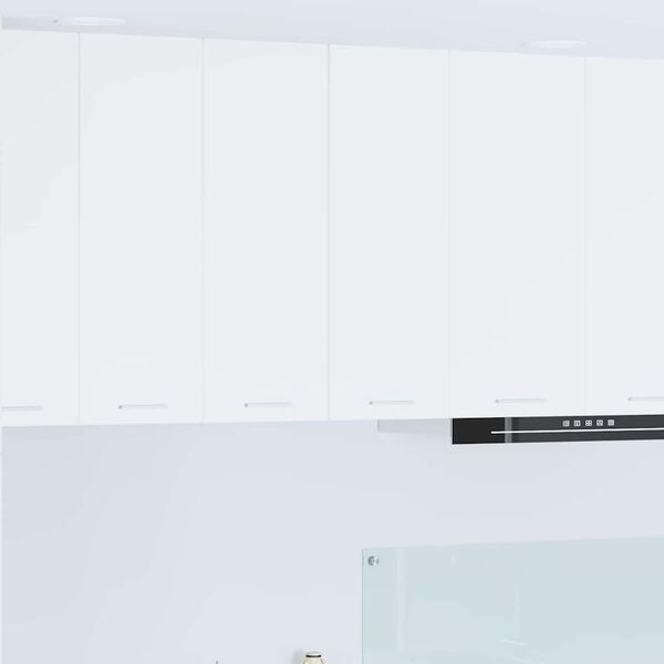 vidaXL Hangkast met opslag Wit 30 x 31 x 80 cm Bewerkt hout