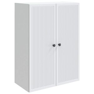 vidaXL Wandkast Wit 66 x 34,5 x 90 cm Bewerkt hout