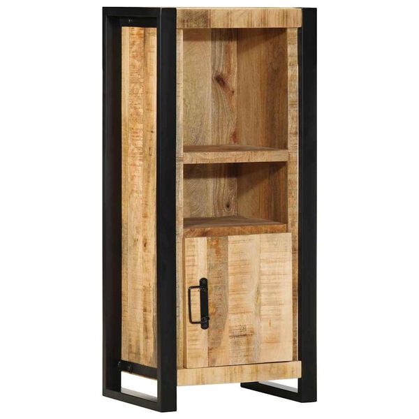 vidaXL Badkamermeubelset met plank 3 pcs Bruin Massief Mango Hout