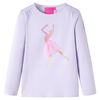 vidaXL Kindershirt met lange mouwen 140 lichtlila