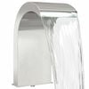 vidaXL Pool Waterval met LED Roestvrij staal 304 45 x 30 x 65 cm