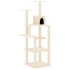 vidaXL Kattenmeubel met sisal krabpalen 153 cm cr&egrave;mekleurig