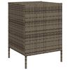 vidaXL Tuinkast 55x59x80 cm poly rattan grijs