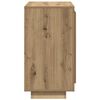 vidaXL Dressoir 80x40x75 cm bewerkt hout artisanaal eikenkleur