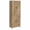 vidaXL Kastenset 2 st Artisanaal eiken Bewerkt hout