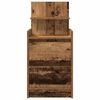 vidaXL Nachtkastjes met 2 lades 2 st 38x34x80 cm oud hout