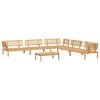 vidaXL 6-delige Loungeset pallet massief acaciahout