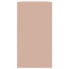 vidaXL Dressoir 99x39x73 cm staal roze