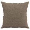 vidaXL Sierkussens 2 st 40x40 cm stof taupe