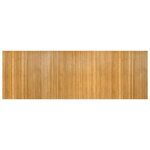 vidaXL Vloerkleed rechthoekig 100x300 cm bamboe naturel