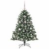 vidaXL Kunstkerstboom met 150 LED Groen 120 cm PVC en Plastic en Staal