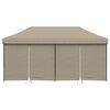 vidaXL Partytent Taupe 292 x 580 x 315 cm Oxford Stof
