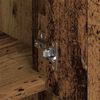 vidaXL Wandkast met plank Oud Hout 80 x 33 x 80 cm Bewerkt hout