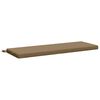 vidaXL Bankkussen SOEST 100% Polyester Taupe 100 x 40 x 5 cm