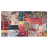 vidaXL Vloerkleed wasbaar patchwork 190x300 cm meerkleurig