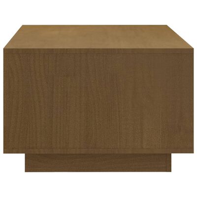 vidaXL Salontafel 110x50x33,5 cm massief grenenhout honingbruin