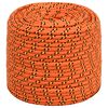 vidaXL Boottouw 6 mm 25 m polypropyleen oranje