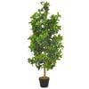 vidaXL Kunstplant met pot laurierboom 120 cm groen