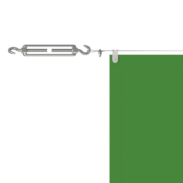 vidaXL Luifel verticaal 100x800 cm oxford stof lichtgroen