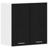 vidaXL Hangkast Lyon Zwart Eiken 60 x 31 x 60 cm Bewerkt hout