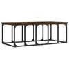 vidaXL Salontafel 100x50x35,5 cm bewerkt hout gerookt eikenkleurig