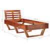 vidaXL Bedframe massief acaciahout 100x200 cm