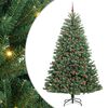 vidaXL Kunstmatige Inklapbare Kerstboom Groen 240 cm PVC en Metaal