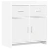 vidaXL Dressoir Wit 75 x 36 x 80 cm Bewerkt hout