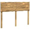 vidaXL Live Edge Hoofdbord ROSTOCK Wit 135 cm Massief Acaciahout