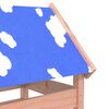 vidaXL Speeltoren Bruin 85 x 52,5 x 239 cm Massief Douglas hout