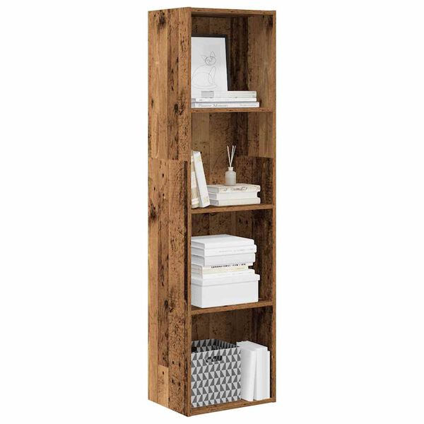 vidaXL Boekenkast 40x30x152 cm bewerkt hout oud houtkleurig