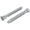 vidaXL Confirmatschroeven 2 st zilver &Oslash;7 x 58 mm Metaal