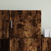 vidaXL Wandkast 45x42,5x40 cm bewerkt hout gerookt eikenkleurig