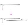 vidaXL Inklapbaar Zonnescherm Beige 450 &times;300 cm Stof