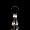 vidaXL Vlaggenmast kerstboom 732 LED's koudwit 500 cm
