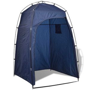 vidaXL Douche-/WC-/omkleedtent blauw